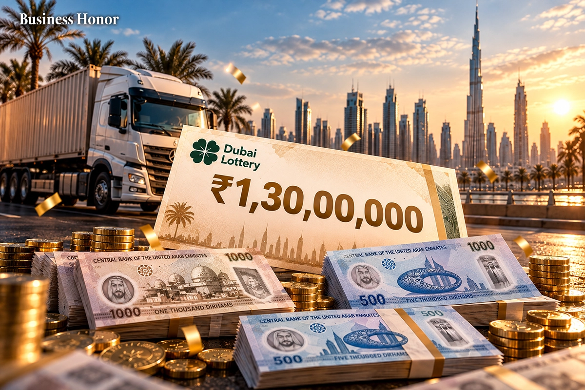  Dubai Truck Driver Wins ₹1.3 Crore Lottery 